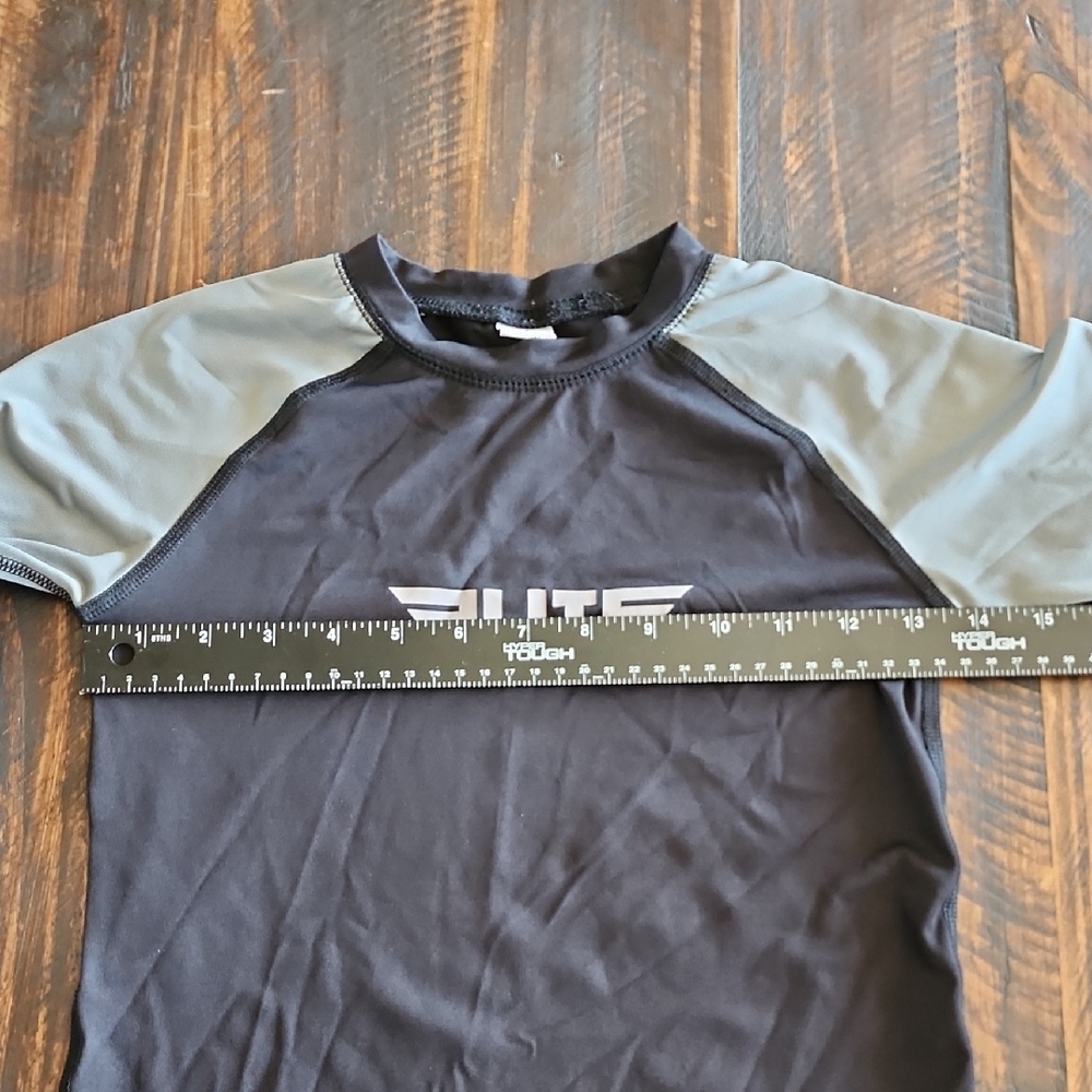 Elite Kids Rashguard Set - Black and Multicolor - Picture 8 of 15